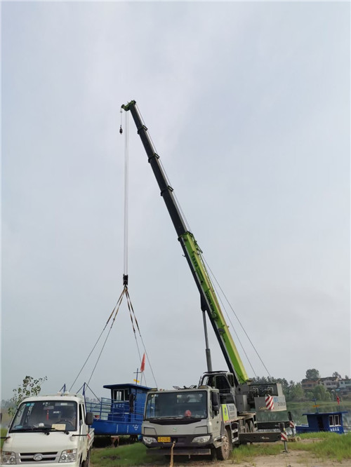 船山区桥梁建设吊装案例